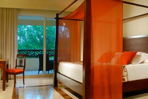 Privileged Junior Suite Rooms are the most spacious rooms at Catalonia Royal Tulum Beach and Spa Resort.